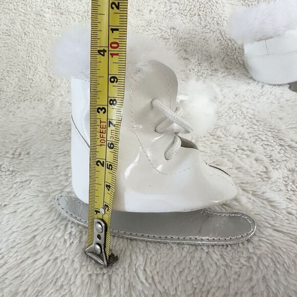 Build A Bear Workshop White Ice Skates Set Of 4 Shoes Accessories Toy - Picture 6 of 6